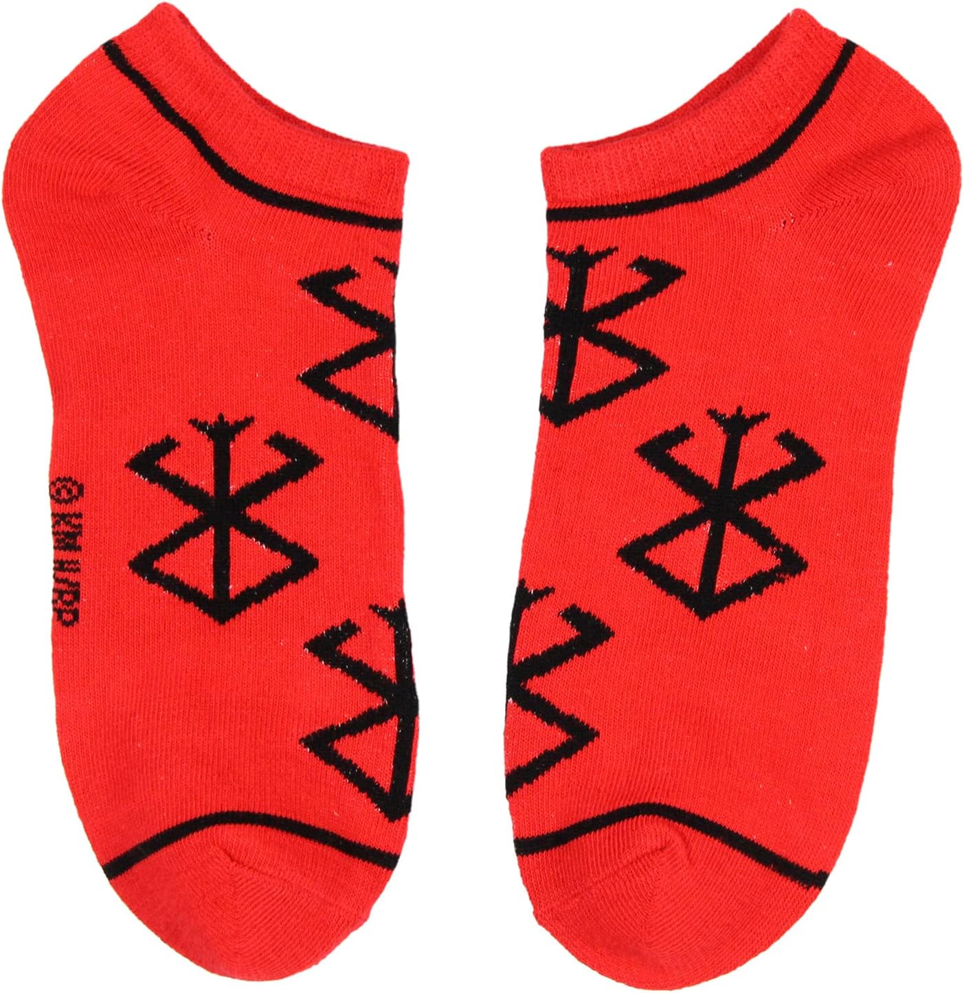 Berserk Socks Anime Guts Brand Of Sacrifice 5 Pack Adult No Show Ankle Socks - Image 4