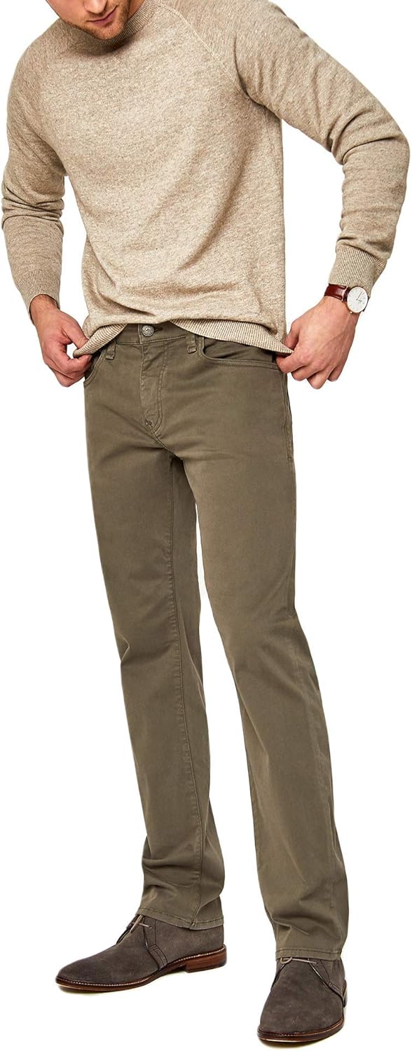 Mavi Mens Zach Regular Rise Straight Leg Pants at Amazon Men’s Clothing ...