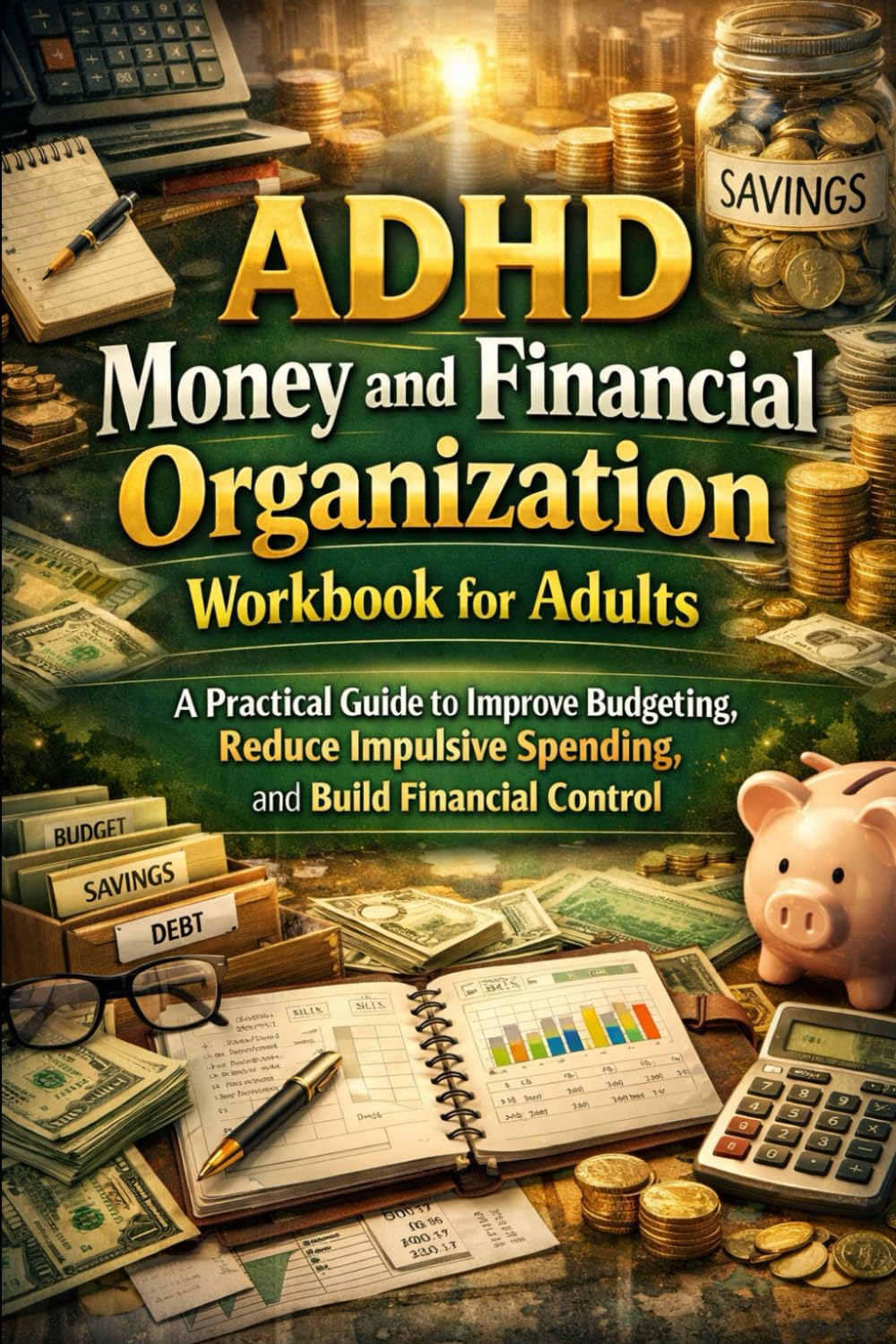 ADHD Money and Financial Organization Workbook for Adults: A Practical Guide to Improve Budgeting, Reduce Impulsive Spending, and Build Financial Control