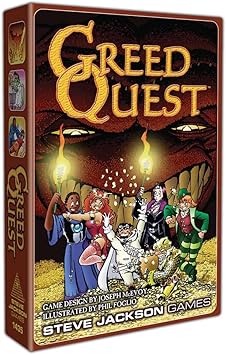 GreedQuest by Steve Jackson Games, Strategy Board Game
