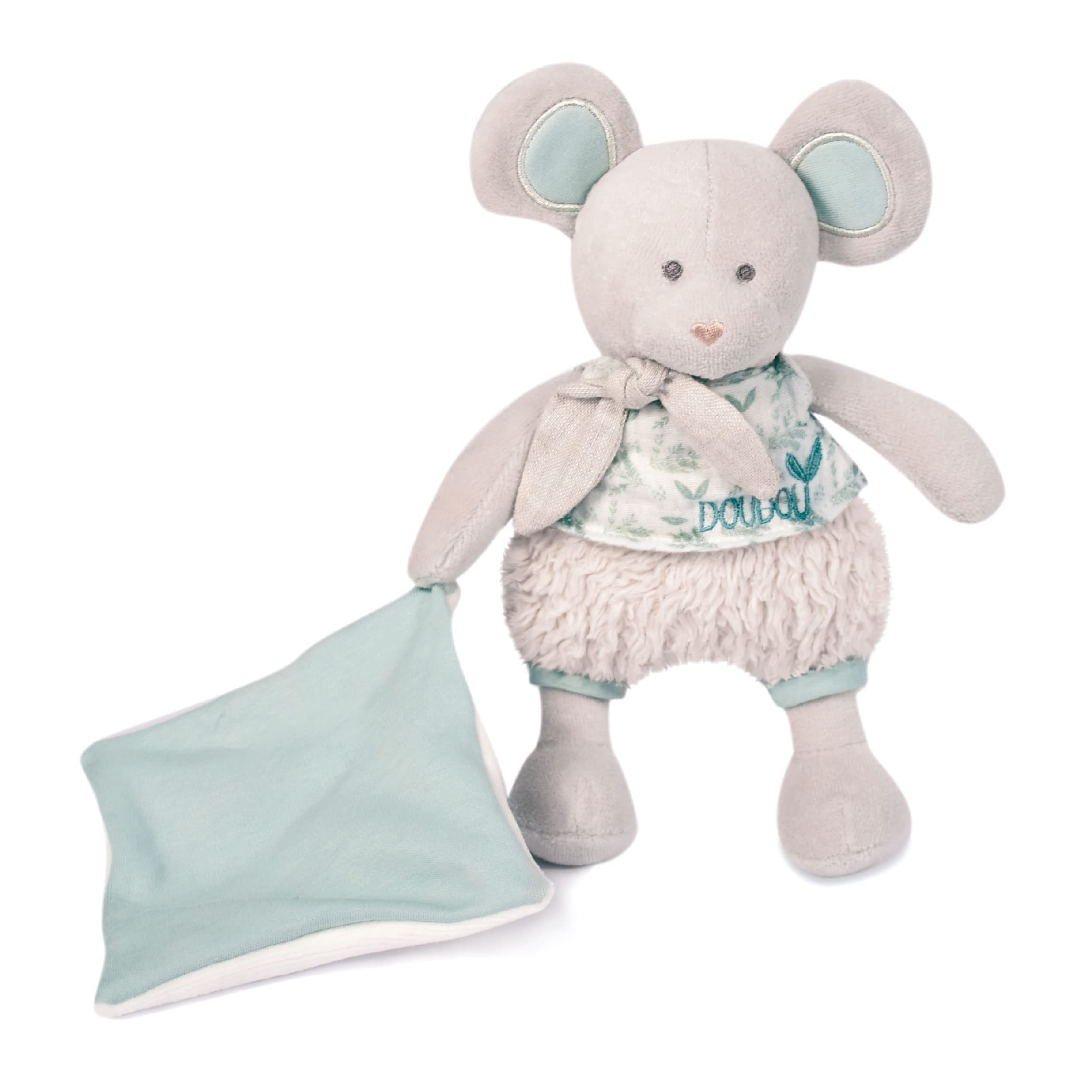 Doudou et Compagnie - Przytulanka na mysz - Organiczna przytulanka - Szara - 22 cm - ORGANICZNA PODKÓRKA - DC3967