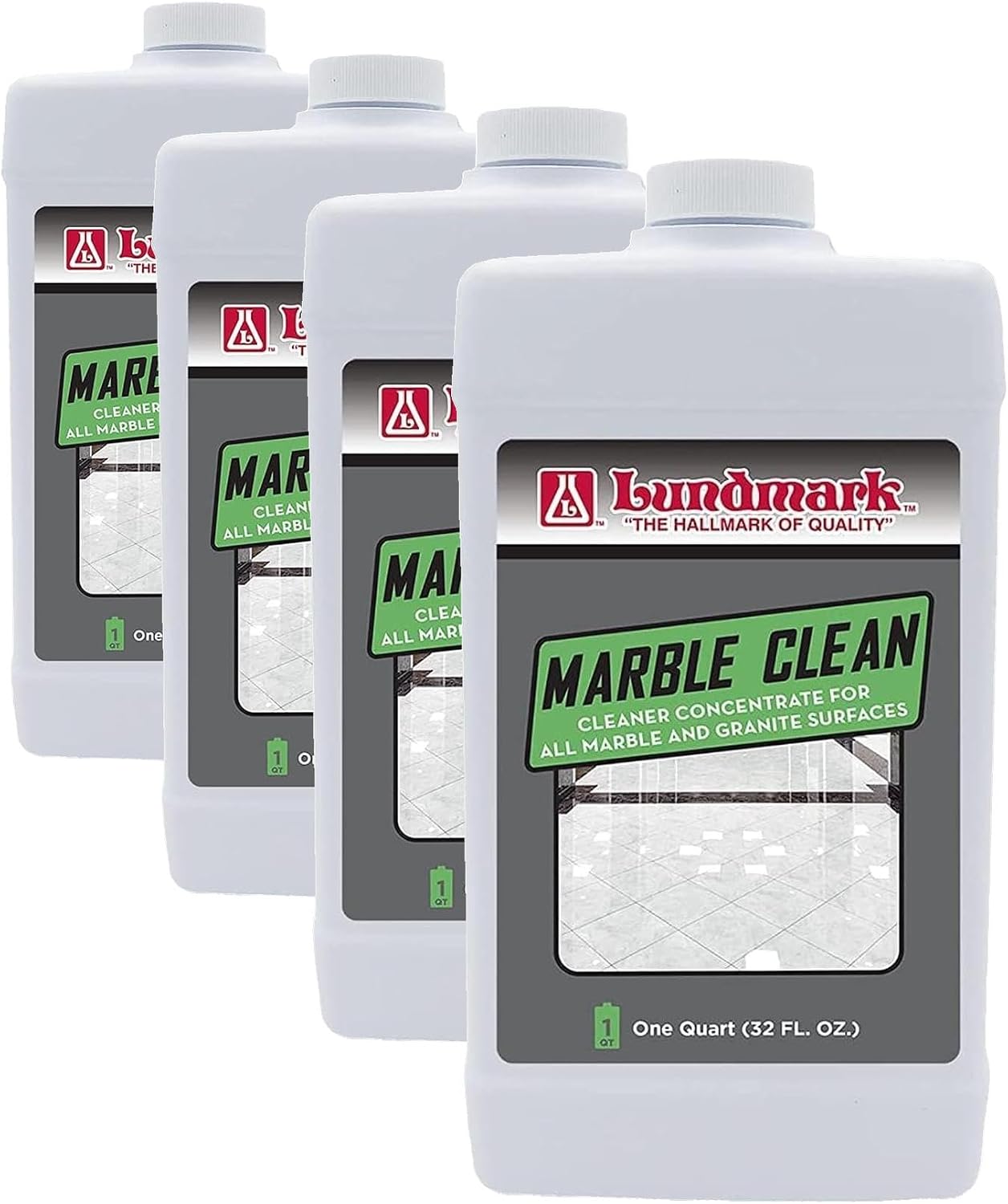 Lundmark Marble Cleaner, 32-Ounce, 3535F32-6, Clear (Pack of 4)