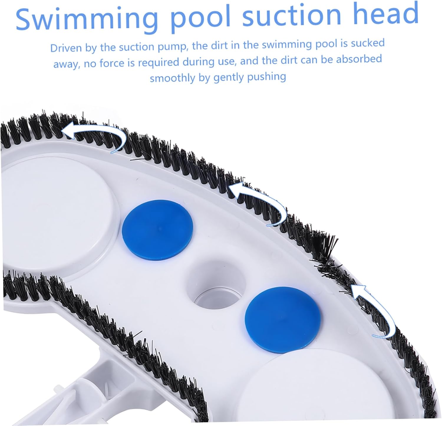 SUPVOX 1pc Pool Cleaning Tool Swimming Pool Cleaning Brush for Effortless Debris Removal from Bottom and Walls