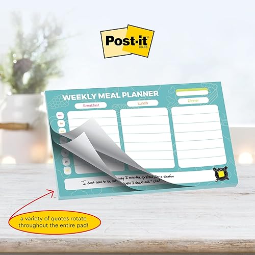 Miniatura 2 de Planificador semanal de comidas, 6 x 10 pulgadas, organizador de comidas, planificador de preparación de alimentos, bloc de notas, planificador de