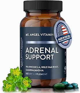 Adrenal Support - Mood, Focus, Relaxation, Stress, and Adaptogens Support w/Ashwagandha Extracts - 60 Tablets