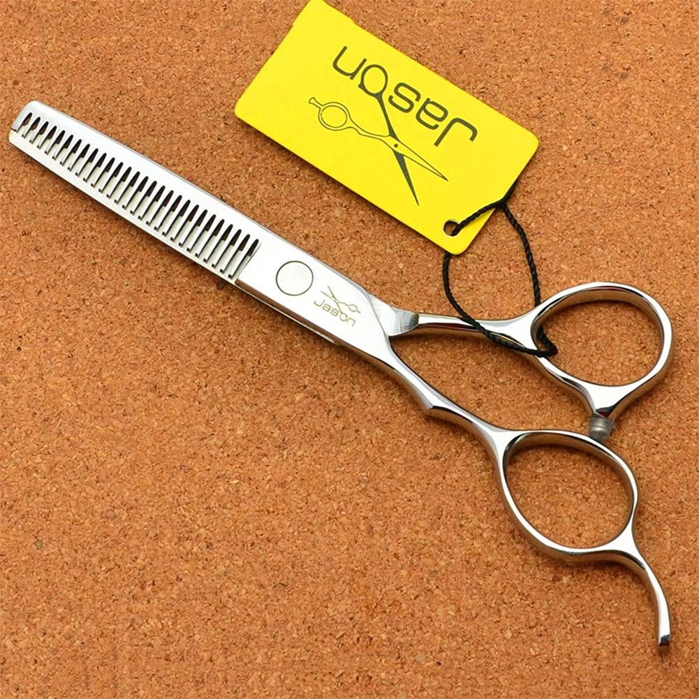 Ensemble De Ciseaux À Couper Les Cheveux Professionnels De Gauche, en Acier Inoxydable Ciseaux De Ciseaux Et Ciseaux D'amincissement, pour Coiffure, Salon, Maison, Lumière Et Nette,6.0 inch