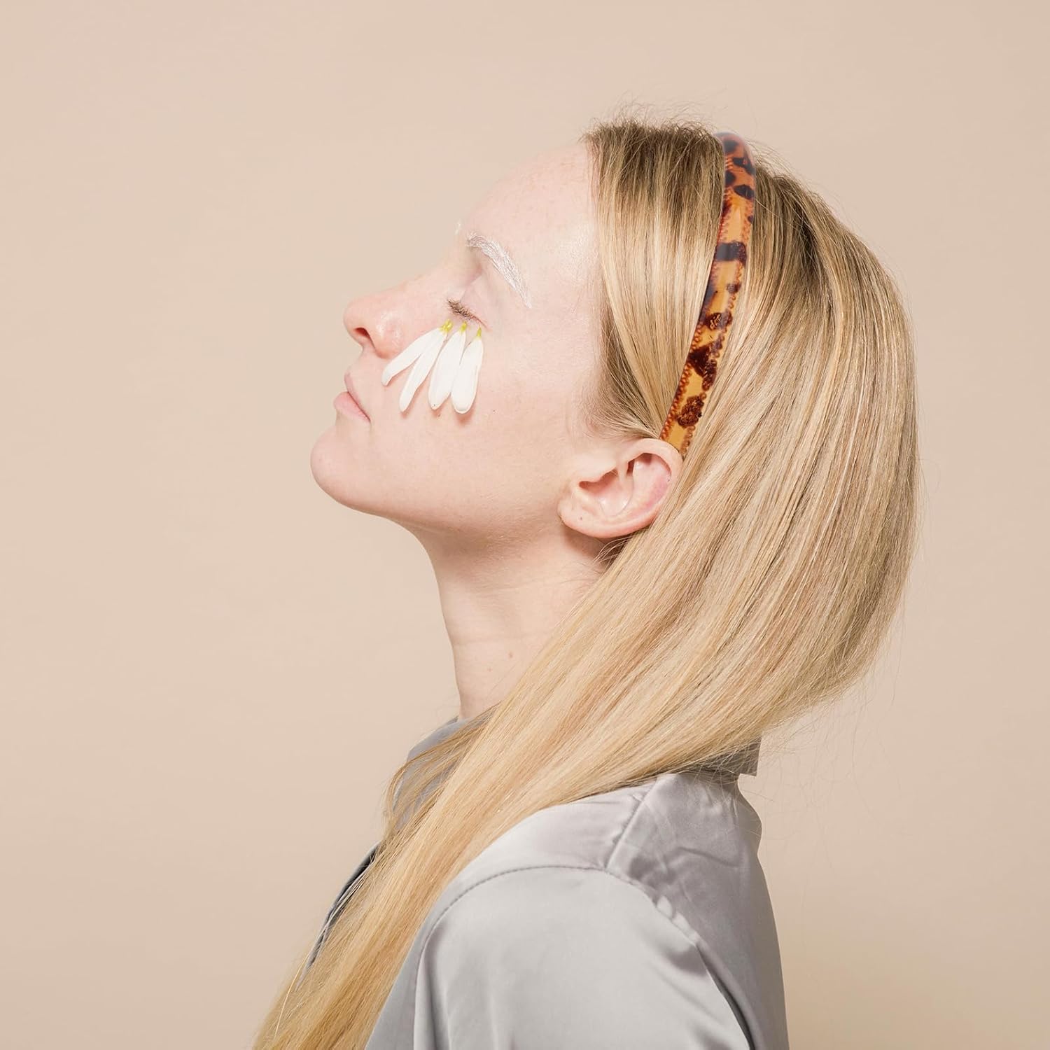 Multi-Color Plastic Thin Skinny Headbands for Women Tortoise Headband Black Hairband Teeth Comb Headbands for Girls Non Slip DIY Hair Pieces Accessories for Halloween 6Pcs - Image 2