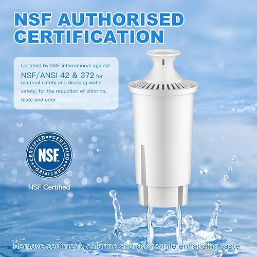 Miniatura 2 de Water Filter Replacement Fit for Brita Water Filter & Pitchers, Water Pitcher Filter Compatible with Brita Classic, Mavea, Ob03, 107007 35557,