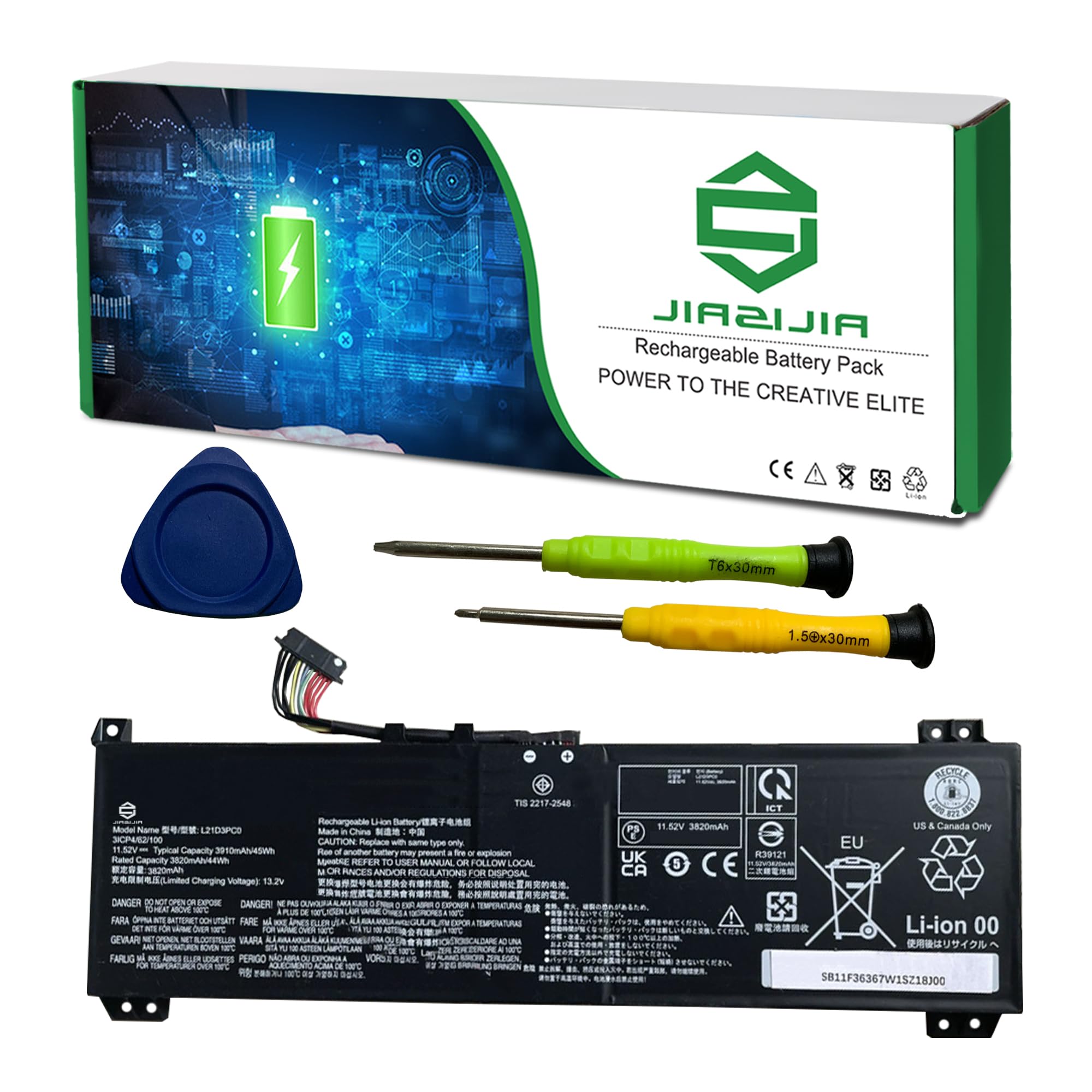 Amazon.com: JIAZIJIA L21D3PC0 Laptop Battery Replacement for