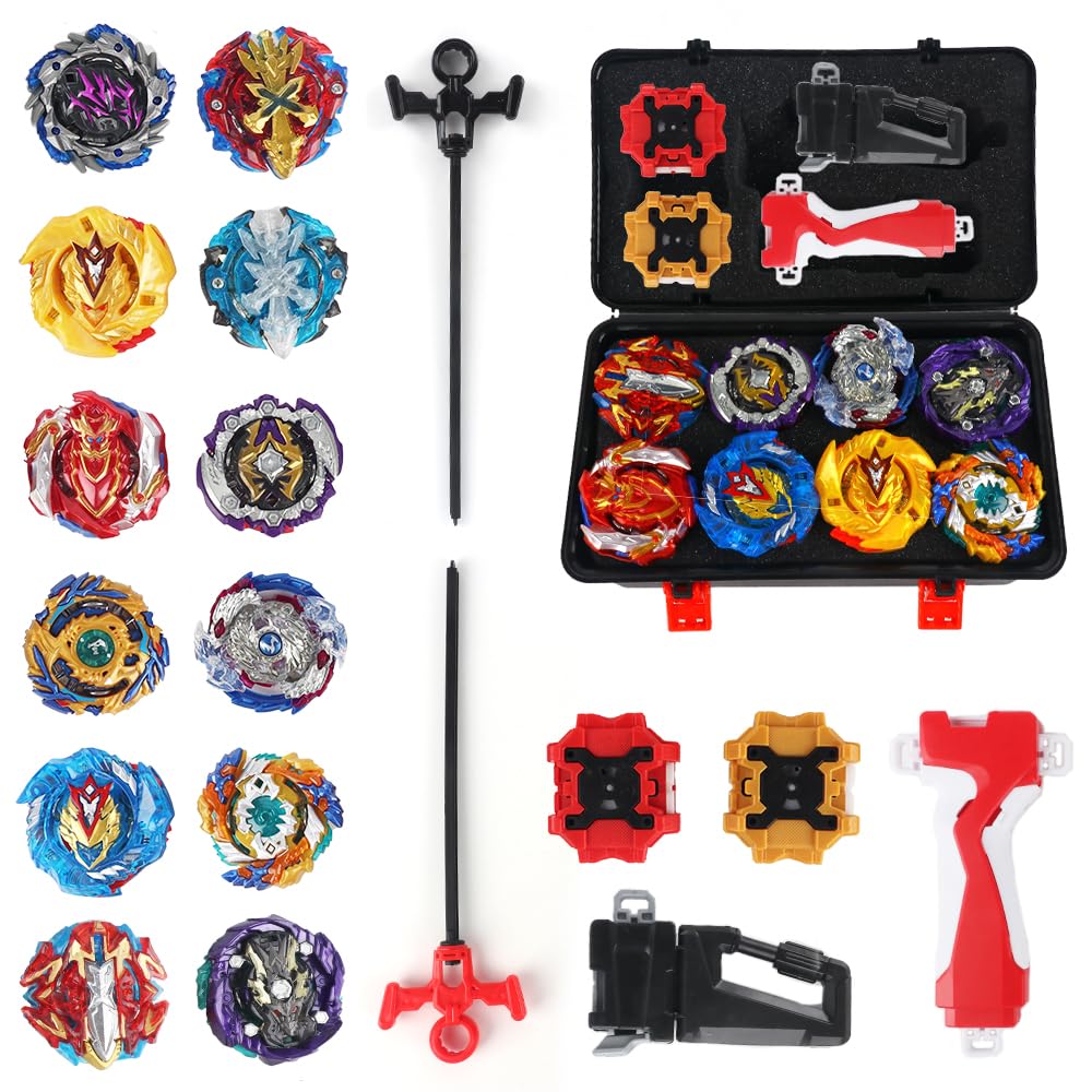 LUFEIS Bey Burst Turbo Blade Kit de toupie de combat, 12 en 1, Metal