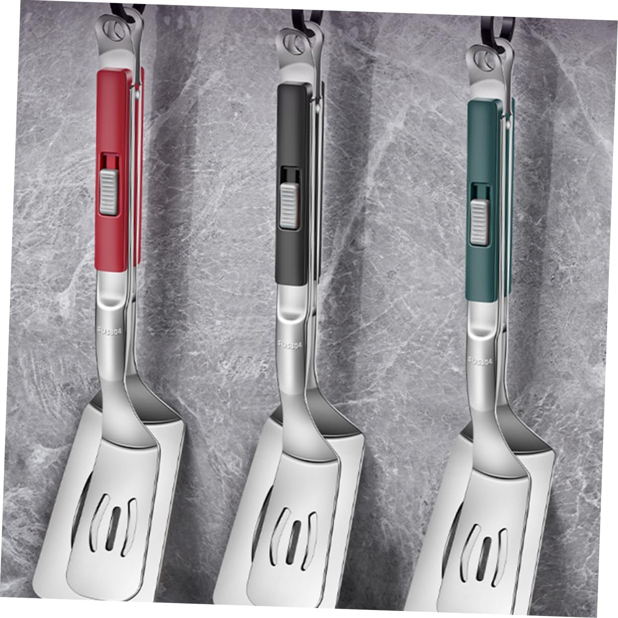 Cooking Tong Multi-functional Griddle Spatula Serving Tong for Kitchen