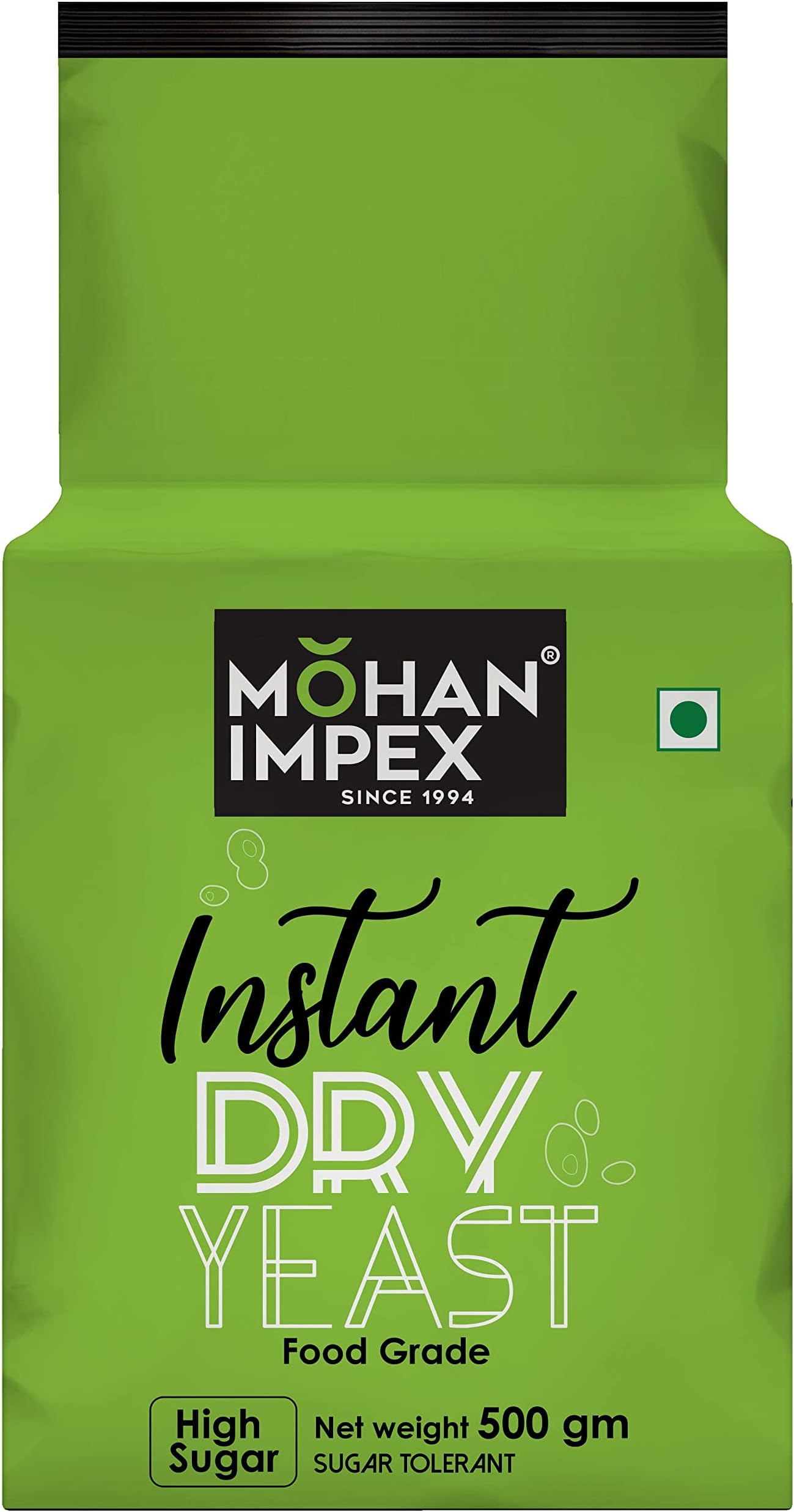 500g Instant Dry Yeast | Fast-Acting Yeast for Bread, Pizza Dough & Baking | Quick Rise, Gluten-Free, Easy-to-Use Powder for Perfect Results