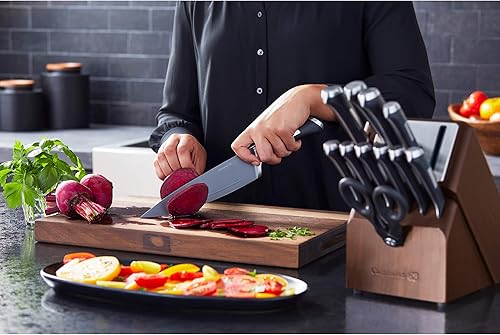 Miniatura 7 de Calphalon Kitchen Knife Set with Self-Sharpening Block, 13-Piece NonStick Knives