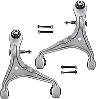 Vista 32 de Detroit Axle - 2 brazos de control inferiores delanteros para Jeep Grand Cherokee Commander 05-10 2005 2006 2007 2008 2009 2010 Conjunto de brazos