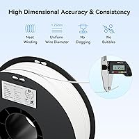 Vista 2 de Creality Filamento para impresora 3D, filamento PLA de 0.069 pulgadas, paquete de 4.4 lbs para impresión 3D, filamento PLA Ender sin enredos, fuerte