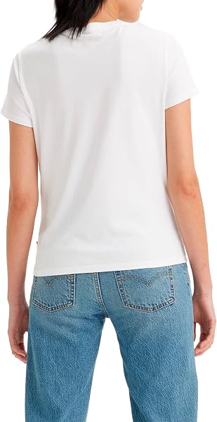Levi's The Perfect Tee T-Shirt Femme, Pattern Batwing Logo - 4