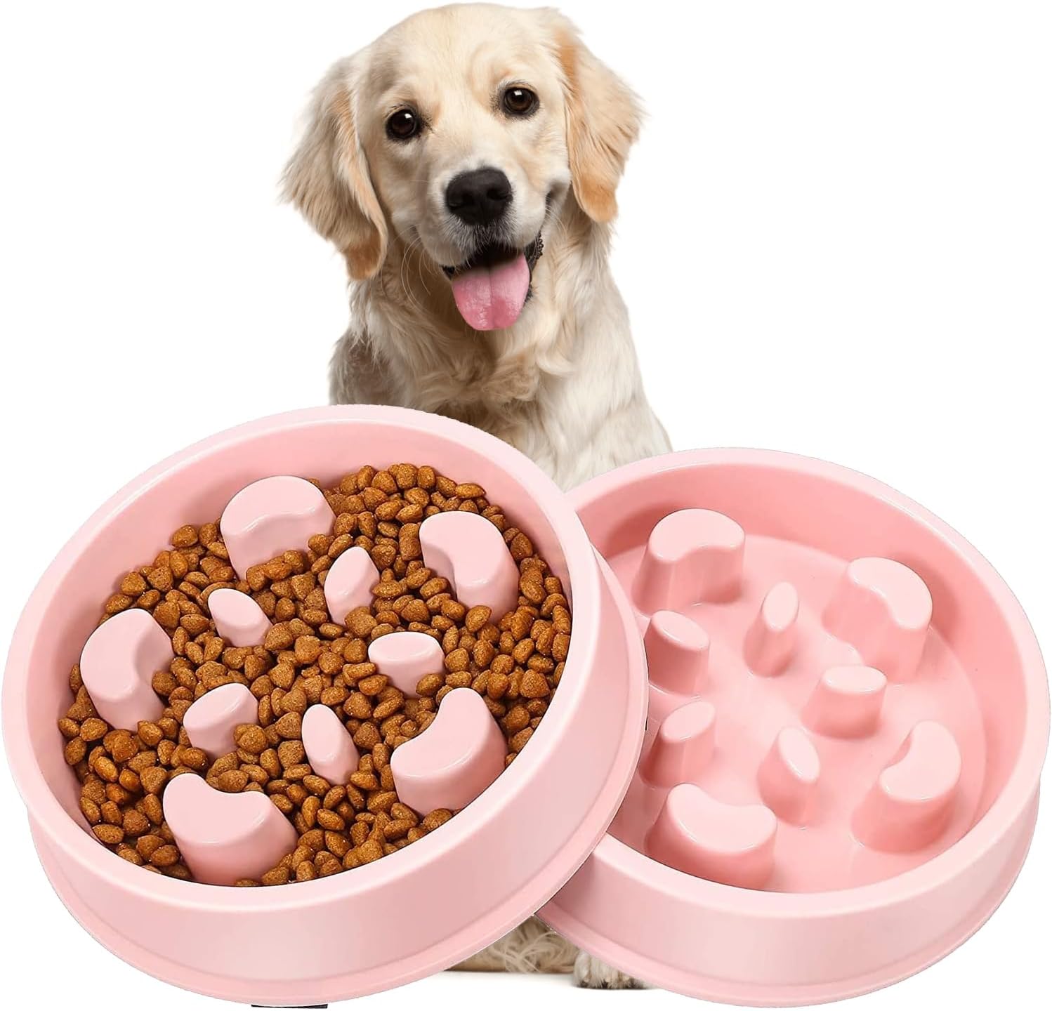 MEDILOE Slow Feeder Dog Bowl Dog Slow Feeder Bowl Dog Bowls to Slow