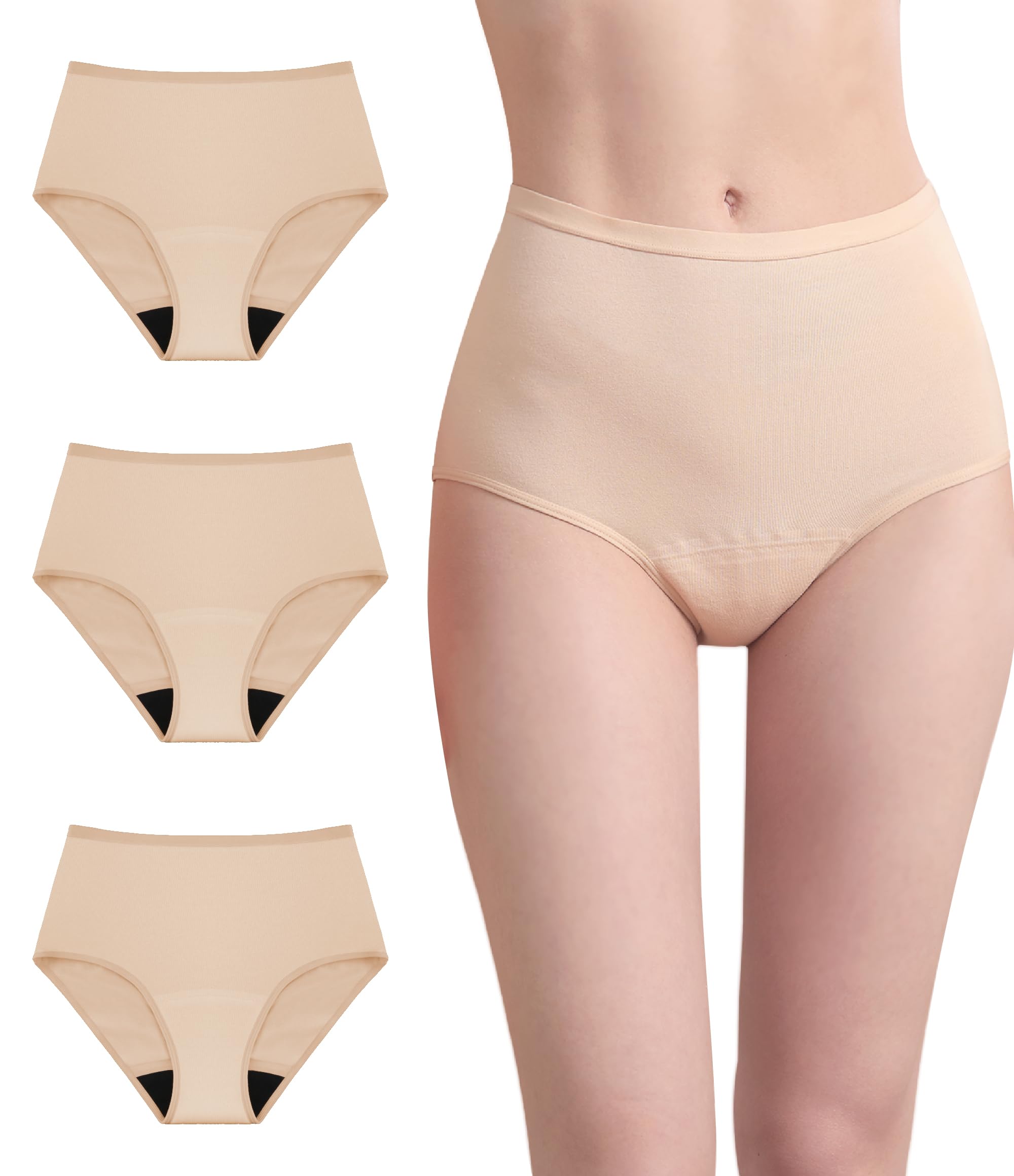 Incontinence Underwear for Women 56ml Washable Leak Proof 3 Pack