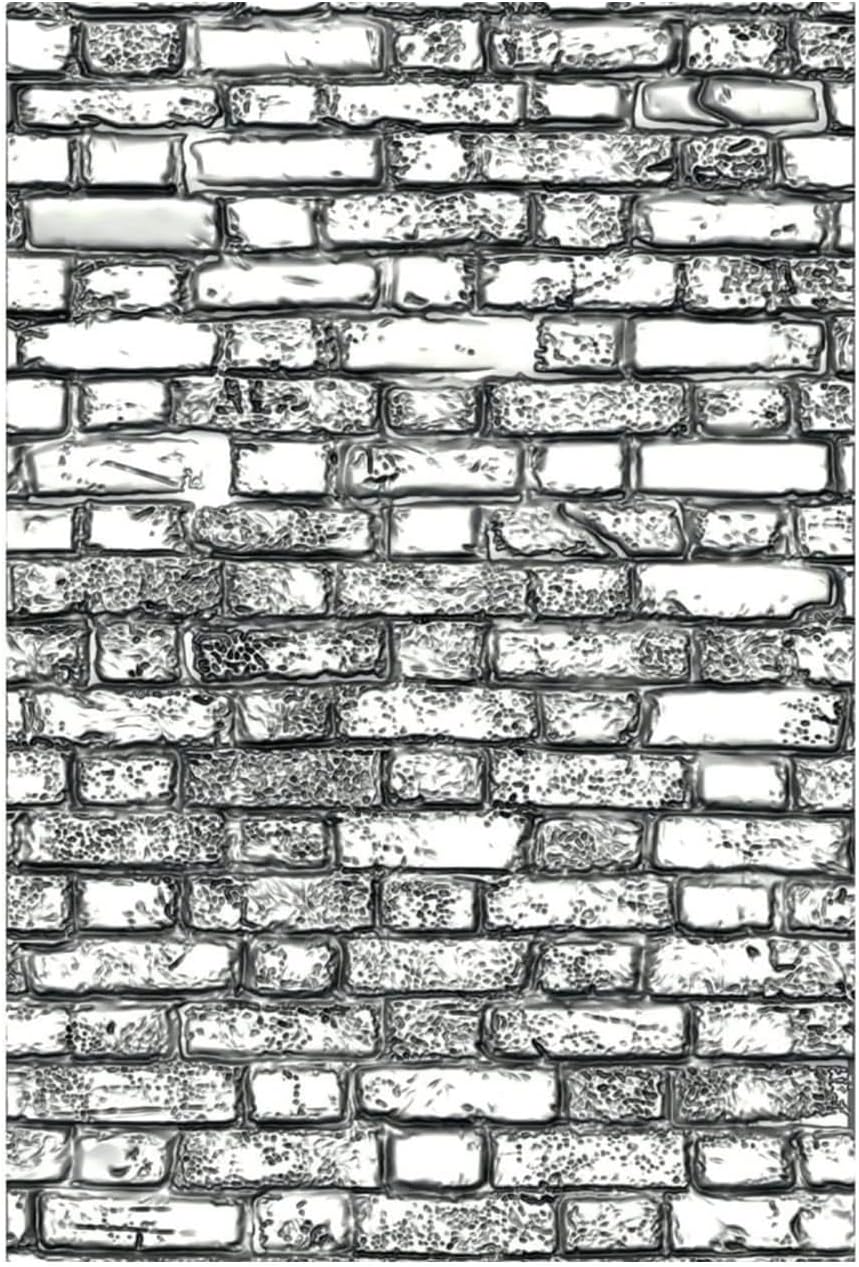 3-D Texture Fades Embossing Folder Mini Brickwork by Tim Holtz, 665462, Multicolor