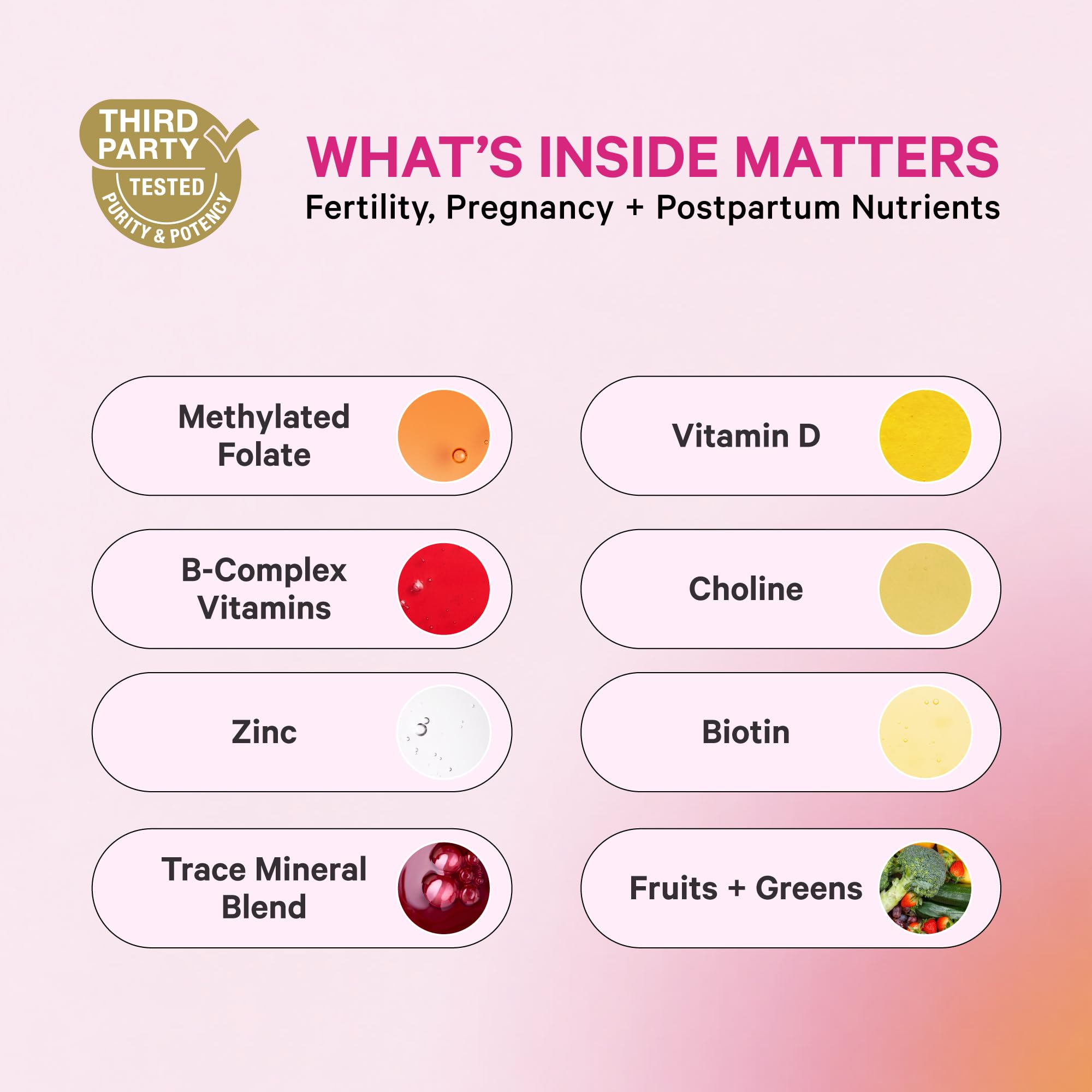 Pink Stork Prenatal + Postnatal Liquid Multivitamin for Women | 1 Month — Amazon image 2
