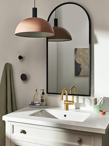 Miniatura 3 de Moen BGCW10RU1223 - Fregadero de baño rectangular de porcelana vítrea blanca, 23.625 x 14.75 x 7 pulgadas con acabado de porcelana de alto brillo