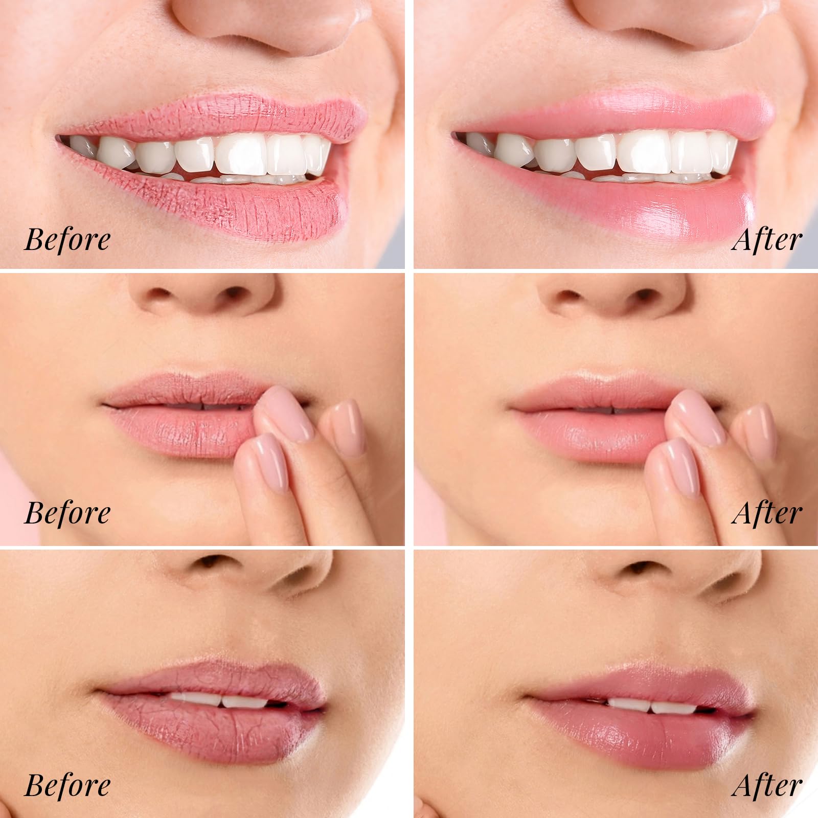 ANRCOLLECT Lippenmaske+ Lip scrub, Lippenpeeling, 4P Lippenpflege Set Mit 3 Lip Sleeping Mask, Lippenmaske Overnight, Lippenbalsam Set FÜR Trockene, Spröde, Rissige Lippen, Feine Linien & Falten | 1 Peeling Scrub + 3 Overnight Masken für weiche, hydratisi