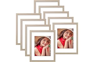 11x14 Picture Mat for Wall Set of 9 Frames