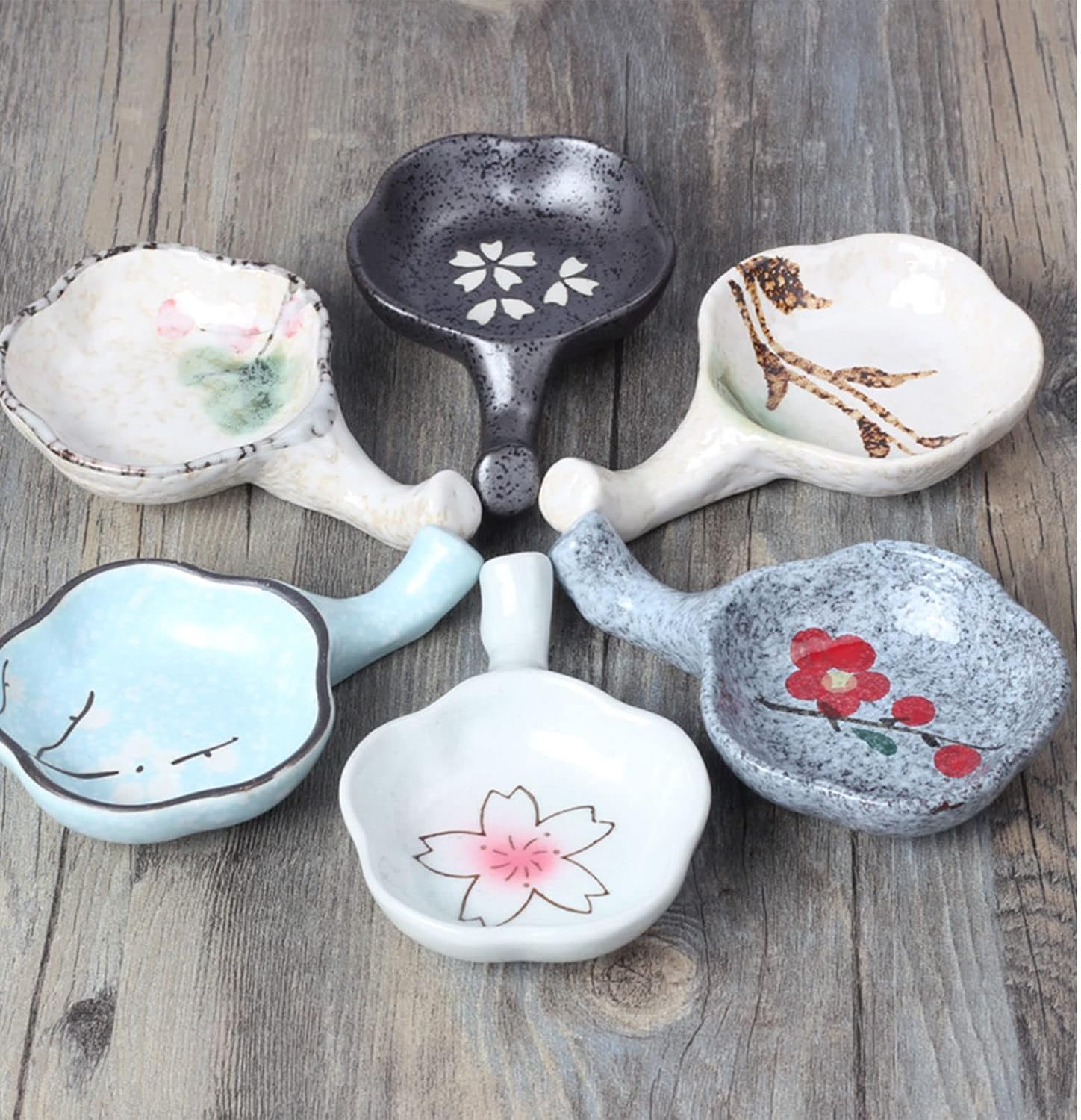 Chopstick Rest Chopsticks Holders Rack Dual Use Sauce Dishes for Dipping Ceramic Dipping Bowls Small Dipping Sauce Bowls