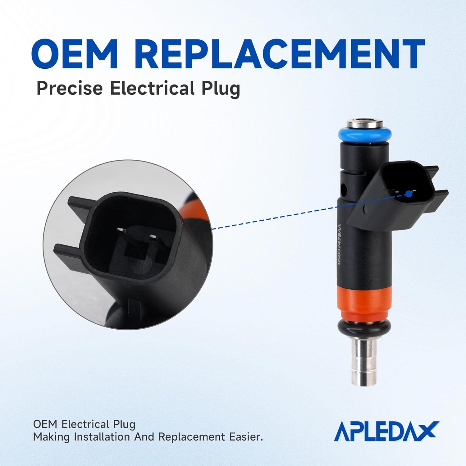 Fuel Injectors for Ram 1500 2500 3500, Dodge Challenger Charger Durango Magnum, /Jeep Grand Cherokee Commander, /Chrysler 300 Aspen, 05037479AA