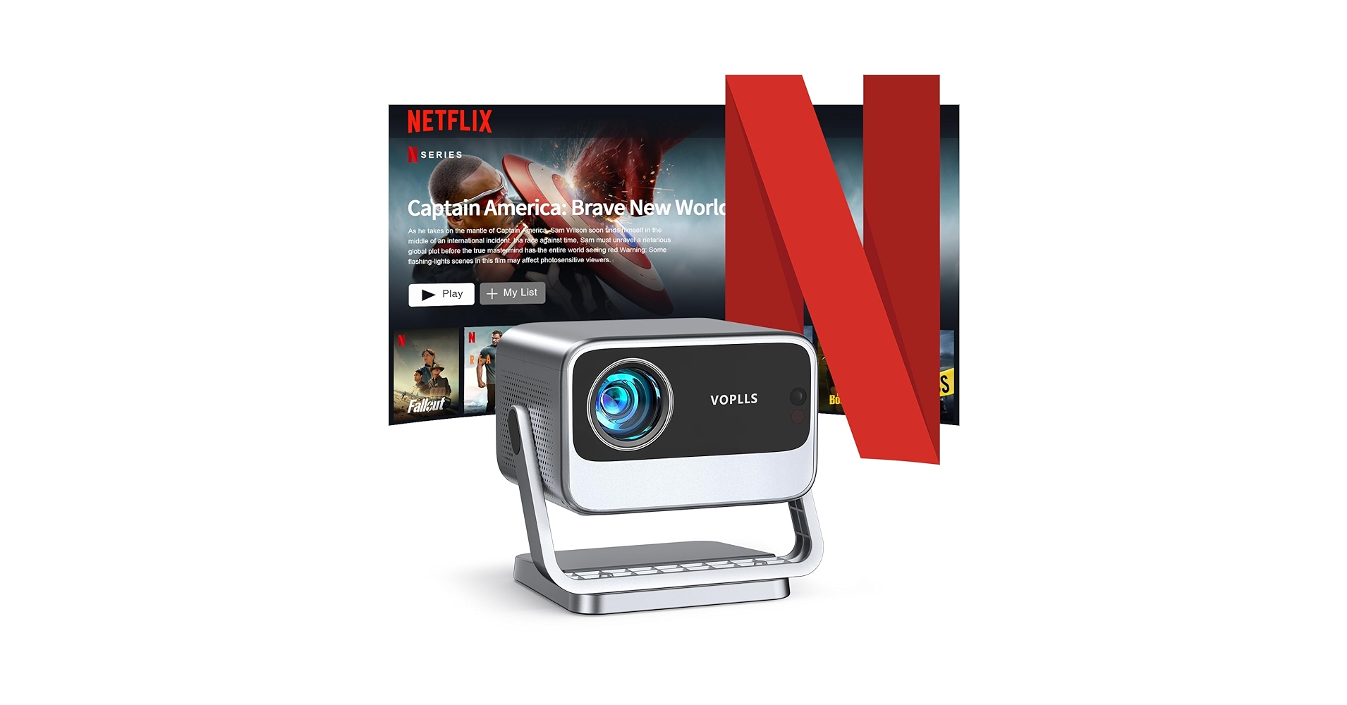 Amazon.com: [Netflix Officially & Auto Focus] VOPLLS 4K