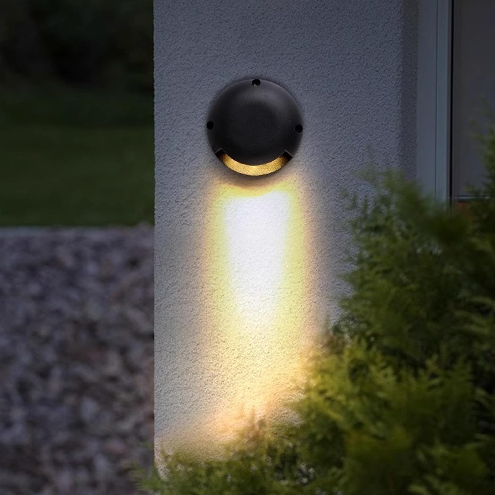 Luces Led Exterior - Foco Led Jardín, Luces De Cubierta Montadas En Superficie Con Iluminación De 1 Lado A Prueba De Agua IP65, CA/CC De Bajo Voltaje 12-24V Para Jardín Camino Pared Escalera(Red,4W-DC