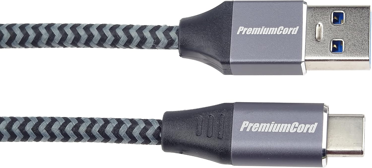 PremiumCord USB-C to USB 3.0 Connection Cable 1 m, Data Cable SuperSpeed up to 5 Gbit/S, Fast Charging up to 3 A - Image 3