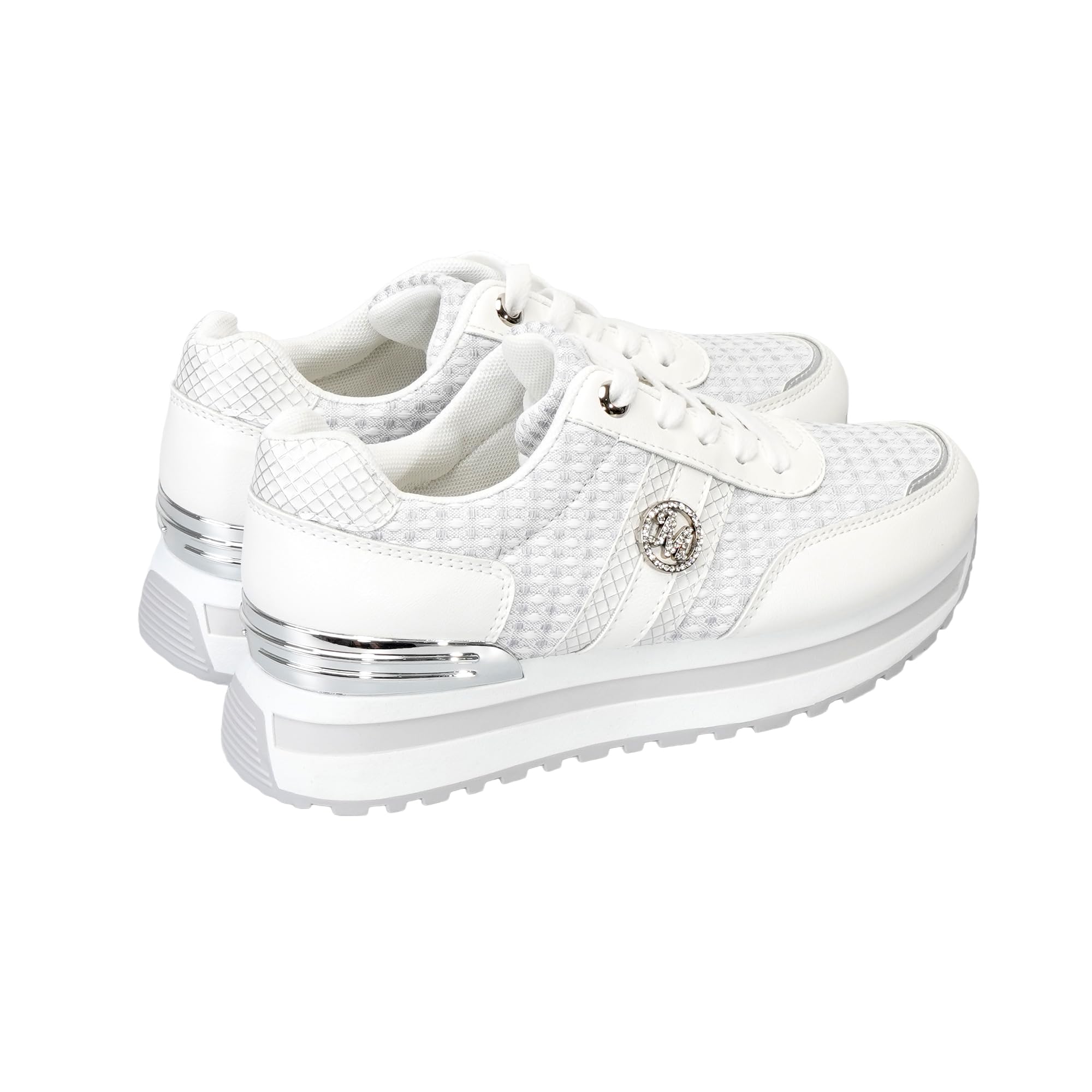 JOMIX Sneakers Donna Platform Scarpe con Zeppa Comode Ginnastica Sportive Leggere Traspiranti Passeggiata Casual Mesh Ragazza Moda