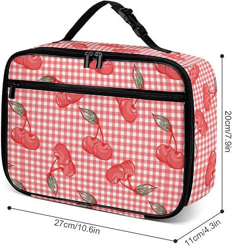 Miniatura 10 de Lonchera reutilizable con diseño de ciervos, bolsa de almuerzo aislada, lonchera para comida y alimentos, bolsa de mano para mujeres, niños, niñas,