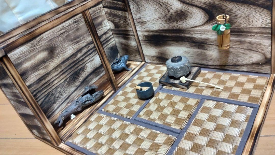 戦国の茶器 茶室ジオラマ② インテリア 侘び寂びの世界 レビュー