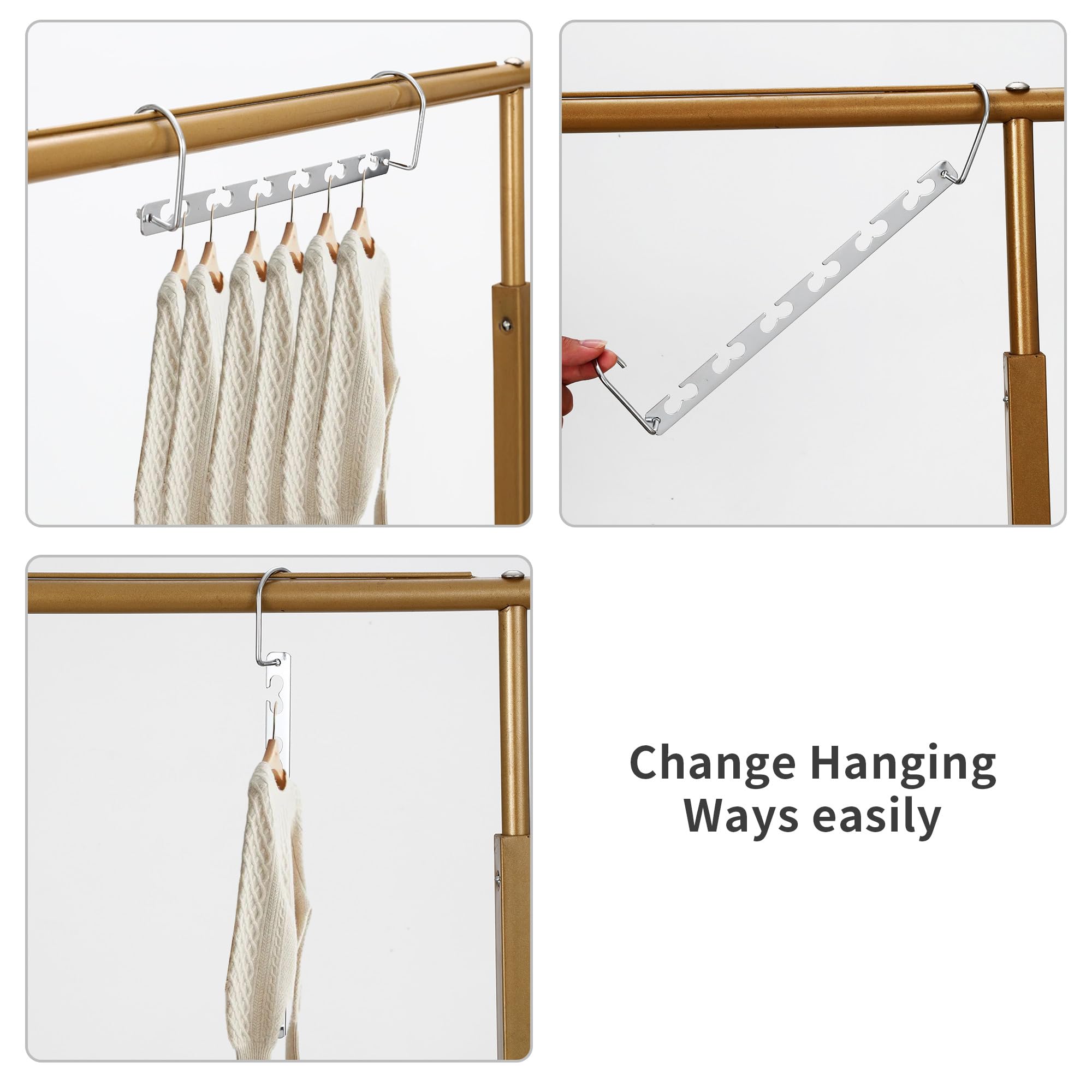 8 unidades mágicas organizadoras de armario antideslizantes, perchas para ahorrar espacio, mágicos organizadores para armario, apto para pantalones, vaqueros, vestidos, faldas y ropa