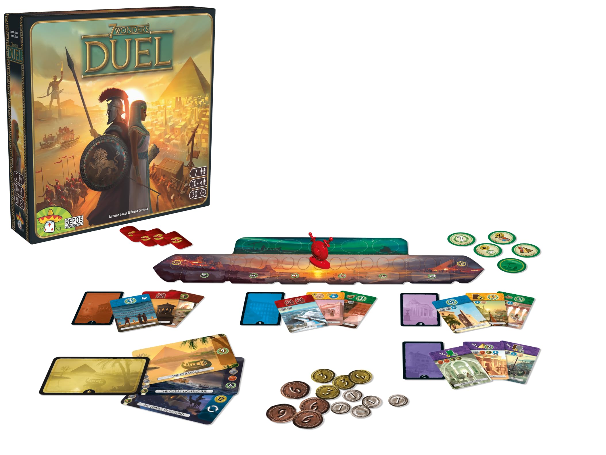 7 Wonders Duel : Pantheon - Le Jeu de Société de Repos Production