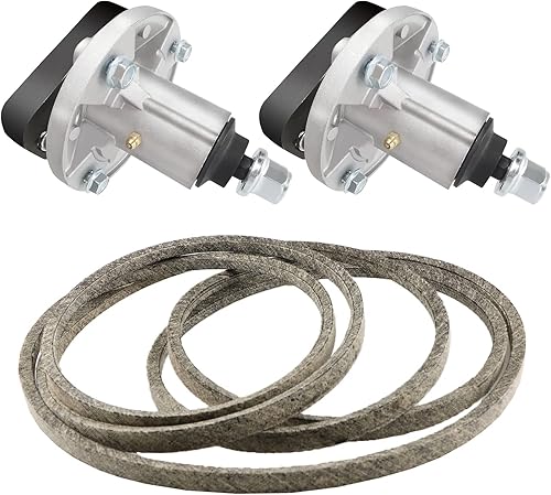 Kit de reconstrucción de husillo de cubierta de cortacésped de 42 pulgadas apto para John Deere L100 L105 L107 L108 L110 L111 L118, 2 conjuntos de