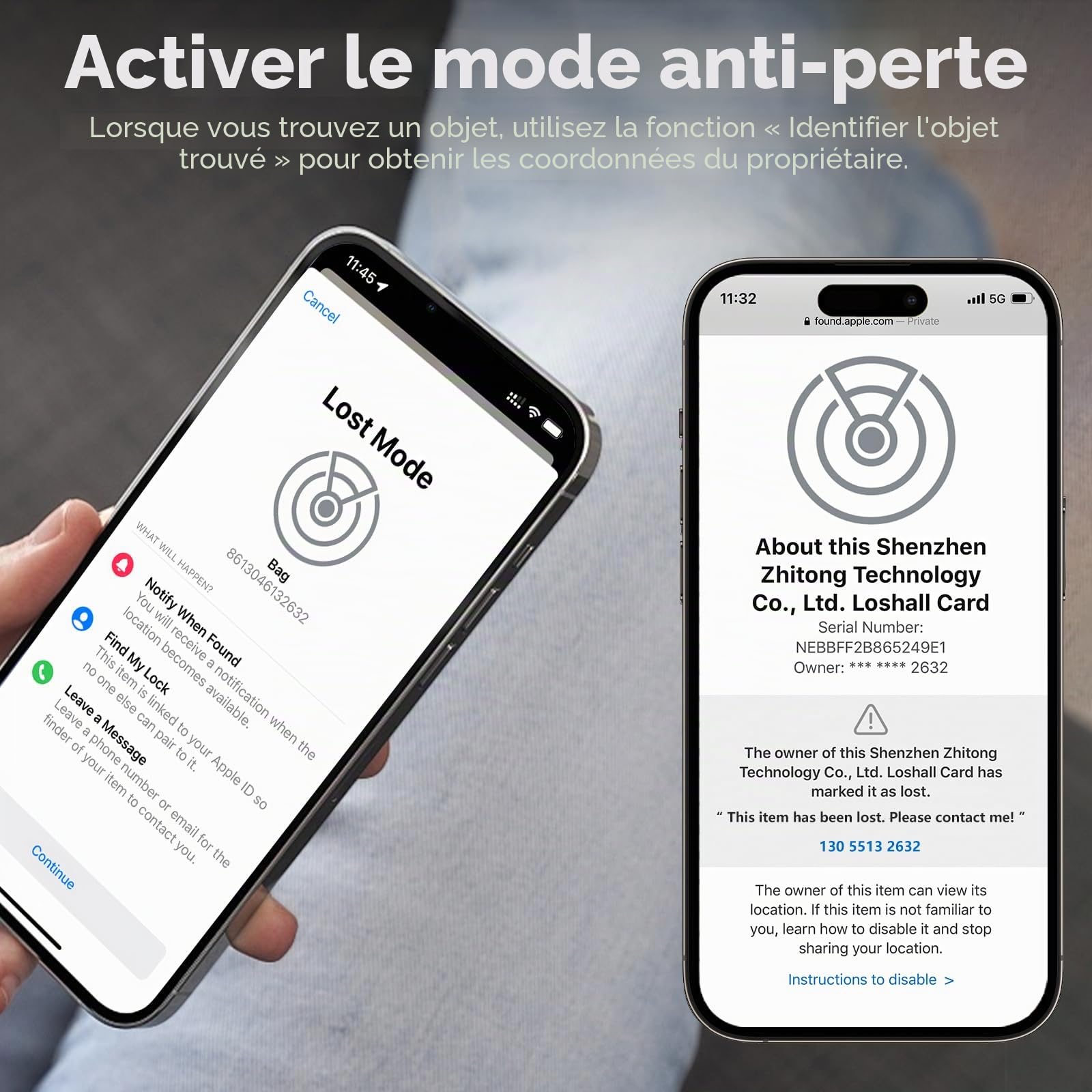 Air Traceur Tag Wallet Traceur Carte Lot de 2, 1.6mm Tracker Card Compatible avec Apple Localiser (iOS Uniquement), Rechargeable Localisateur d'articles pour Portefeuille/Bagages/Valise/Sac/Clés, Noir