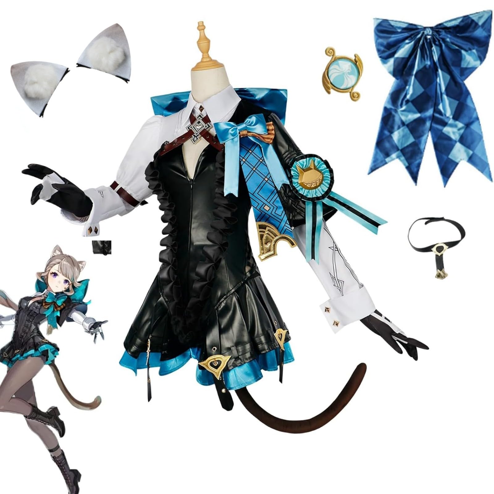Amazon.co.jp: [CHIASA] 原神 げんしん フォンテーヌ 魔術師 双子 