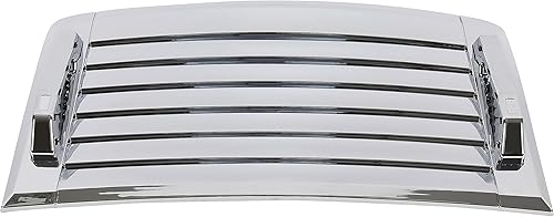 Miniatura 9 de KUAFU Ventilación del capó compatible con Hummer H3 H3T 2006-2010 cubierta de campana con asas, rejilla de ventilación de aire plateada, moldura