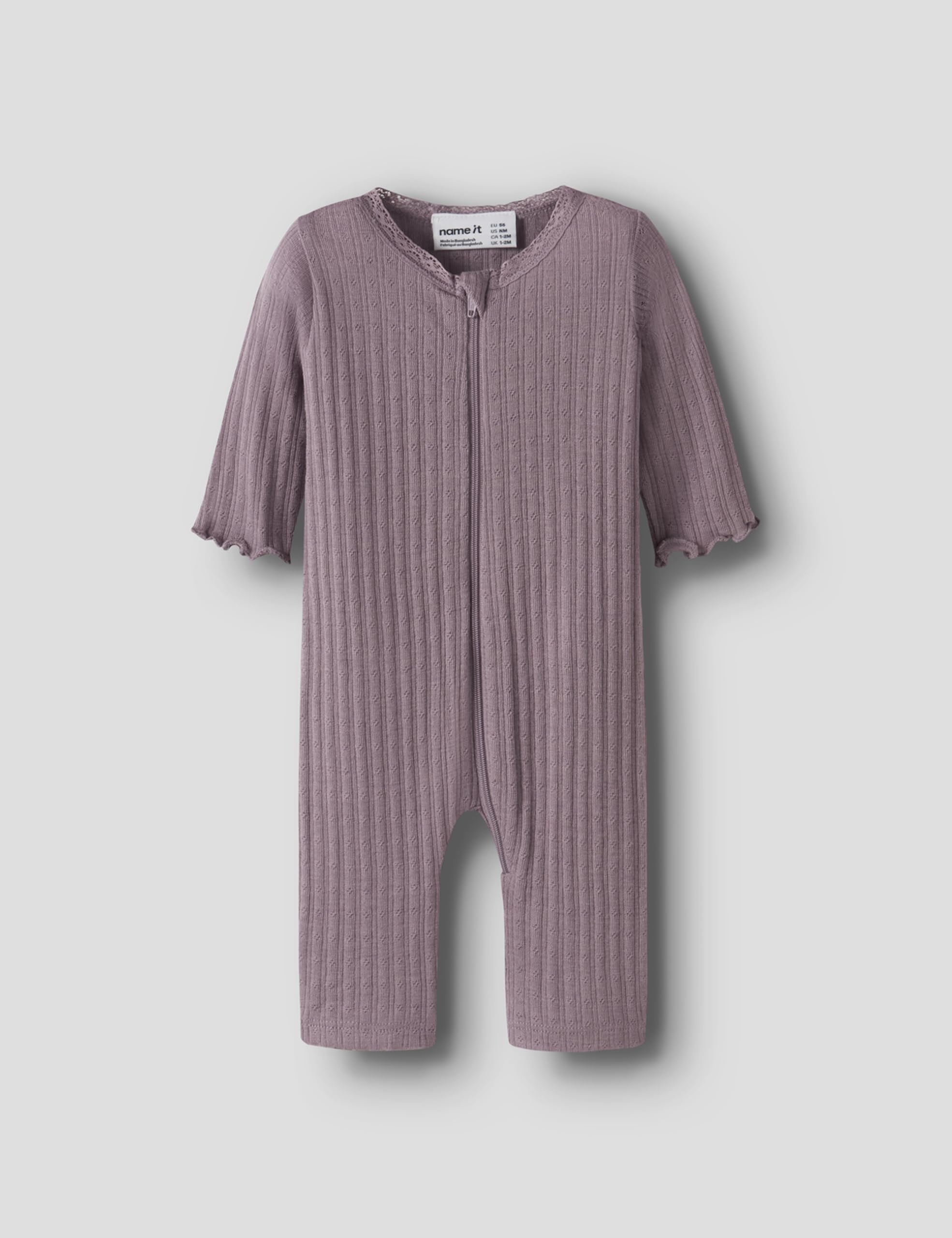 NAME IT Nbfwossa Wo/Si Rib Nightsuit Nbfwossa Wo/Si Rib Nightsuit Donna (Pacco da 1)