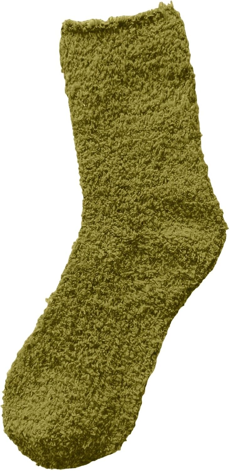 Fuzzy Socks Warm Fluffy Winter Cozy Thick Plush Slipper Sleep Comfy Crew Socks for Women & Men 1 Pairs