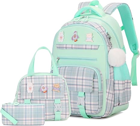 3PCS Girls Backpack For School, Large Kids Backpack Curacao - View #5