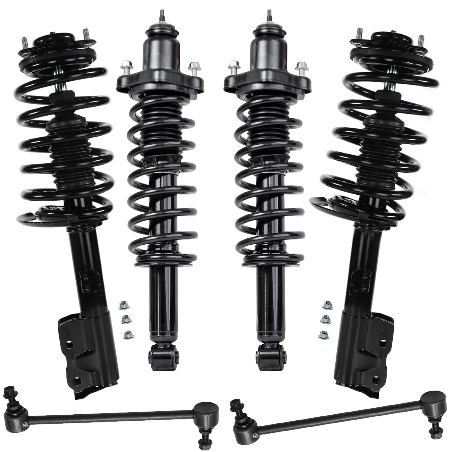 Detroit Axle - AWD 6pc Suspension Kit for Jeep 2007-2008 Patriot Compass