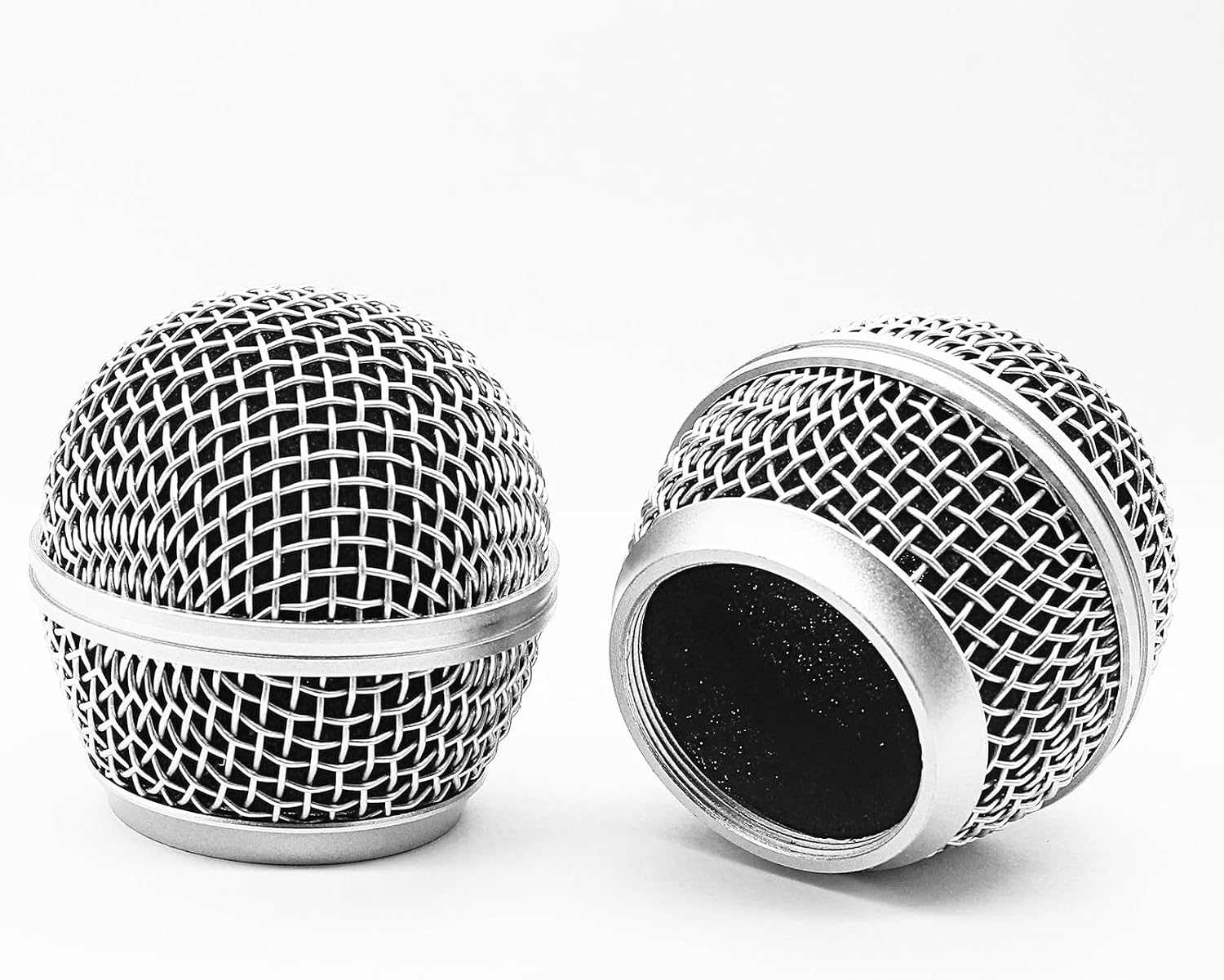 4 Pack SM58 Microphone Head Replacement Standard Size Grille Mic replacement with Foam