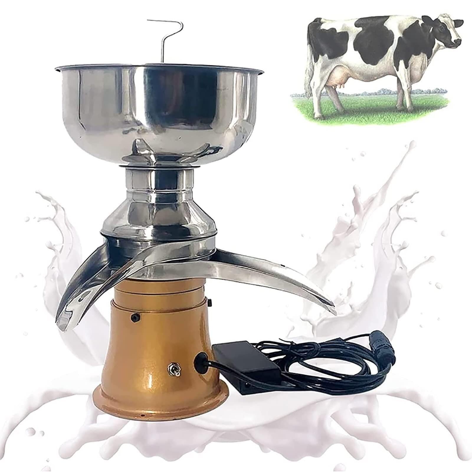 Séparateur de milkshake à la crème avec moteur électrique 50L/H