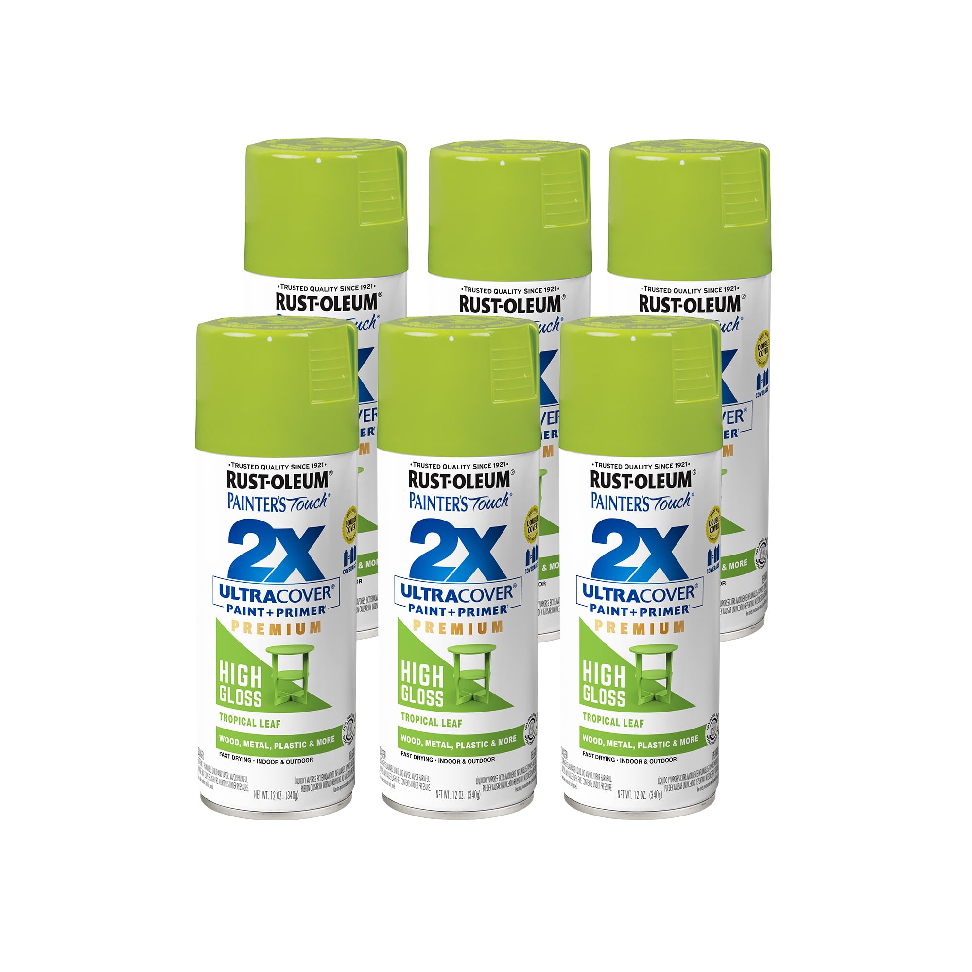 Rust-Oleum Painter's Touch 2X Ultra Cover Spray Paint, Tropical Leaf