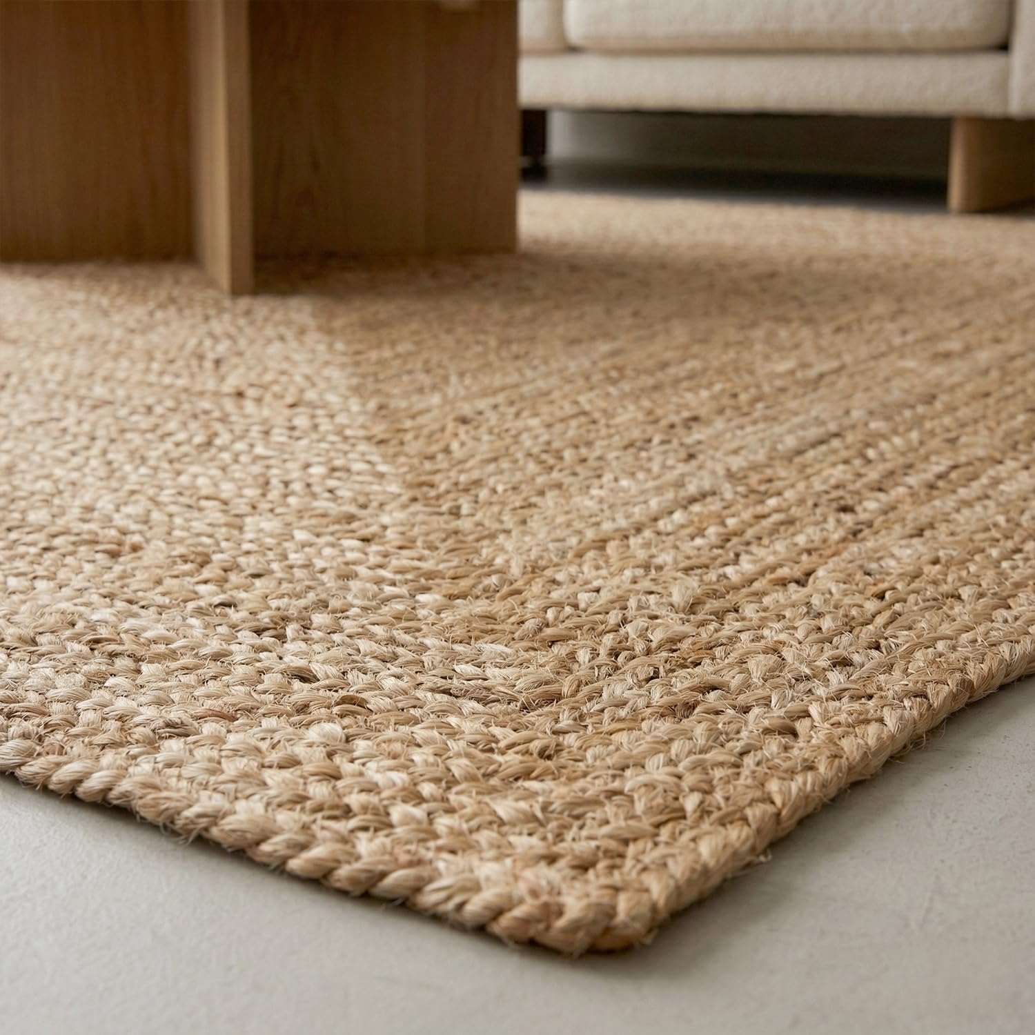 Alfombra de Yute Artesanal 150x150cm Cuadrada