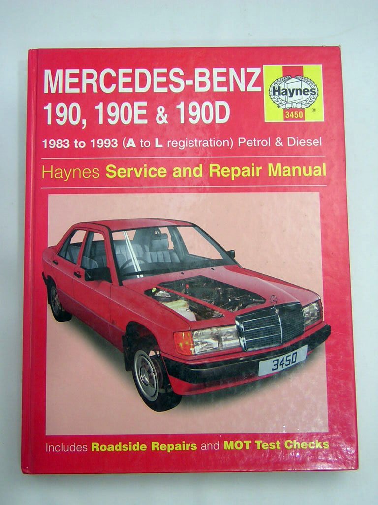 MercedesBenz 190, 190E and 190d (8393) Service and Repair Manual